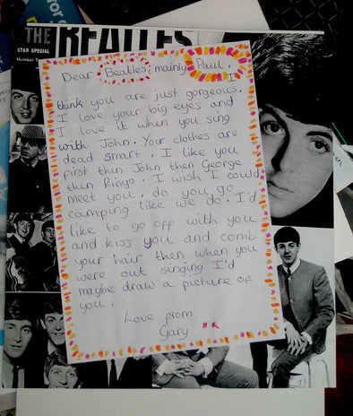 Love letter to Paul, from LOVE LETTERS work. Gay Art, my gay life.