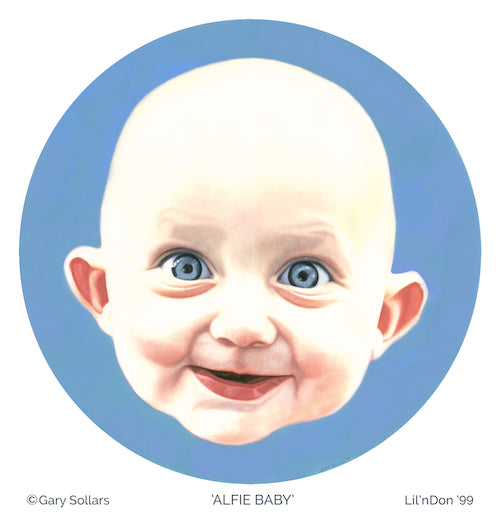 'ALFIE BABY'   Signed LITHO PRINT   Approx 24" x 24.5"  ( 60 x 62cm )