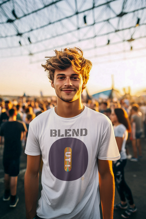 BLEND OUT !  GAY ART-WEAR Unisex Organic Cotton T Shirt