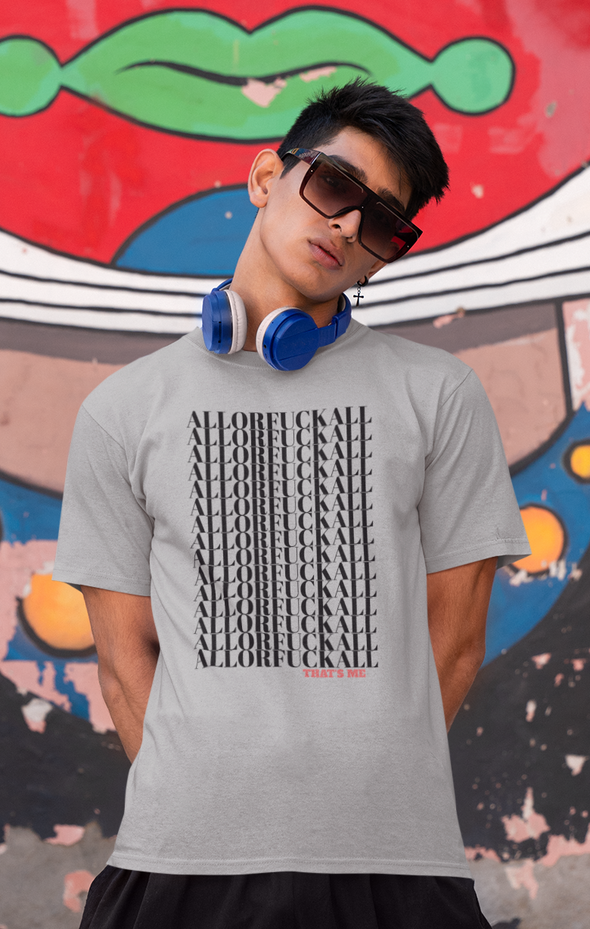 ALLORFUCKALL  Unisex Organic Cotton T Shirt . Gay Art Design.
