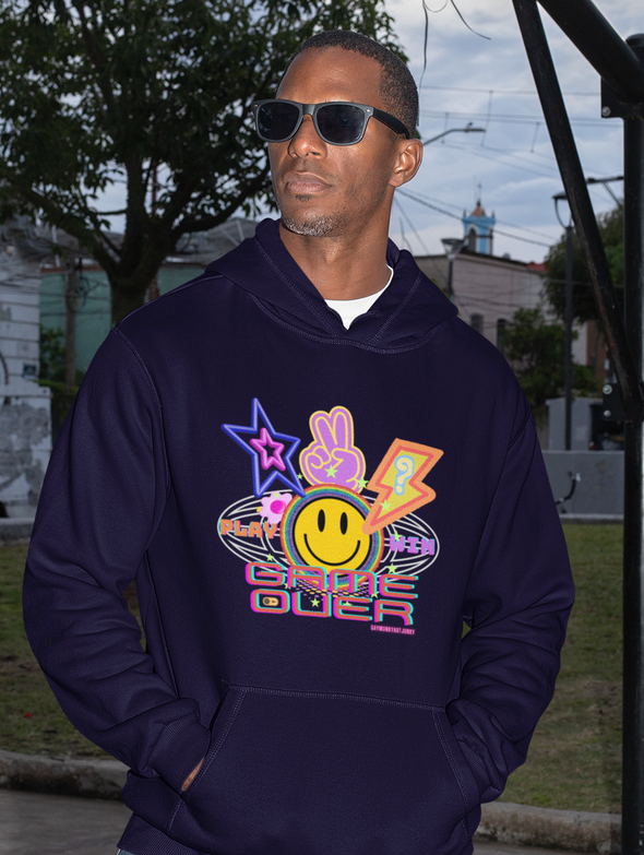 PLAY WIN GAME OVER Unisex Hoodie .T Shirt Overwear.