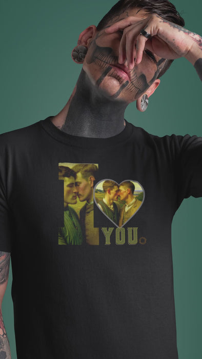 I LOVE YOU Unisex Organic Cotton T Shirt