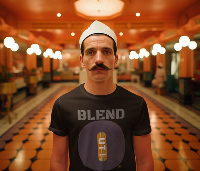 BLEND OUT !  GAY ART-WEAR Unisex Organic Cotton T Shirt