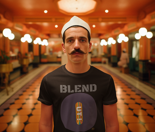 BLEND OUT !  GAY ART-WEAR Unisex Organic Cotton T Shirt