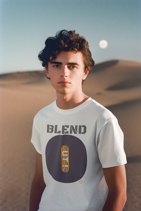 BLEND OUT !  GAY ART-WEAR Unisex Organic Cotton T Shirt