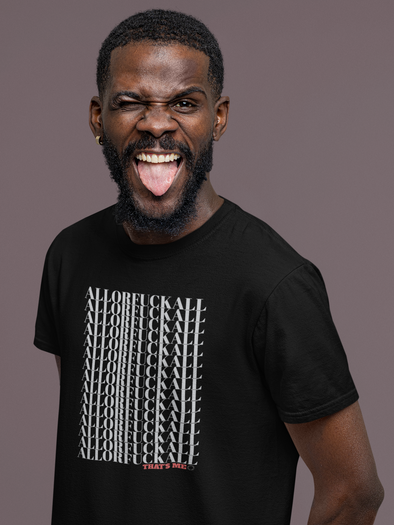 ALLORFUCKALL  Unisex Organic Cotton T Shirt. GAY ART Gay Life Design