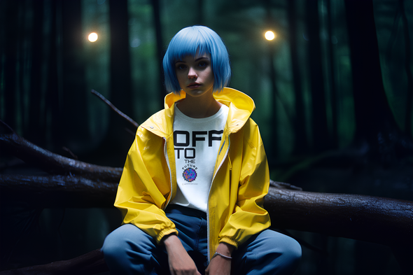 OFF TO THE FUTURE Unisex Organic Cotton T Shirt