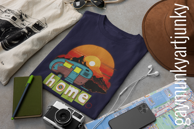 HOME T Shirt . Unisex Organic Cotton T Shirt.