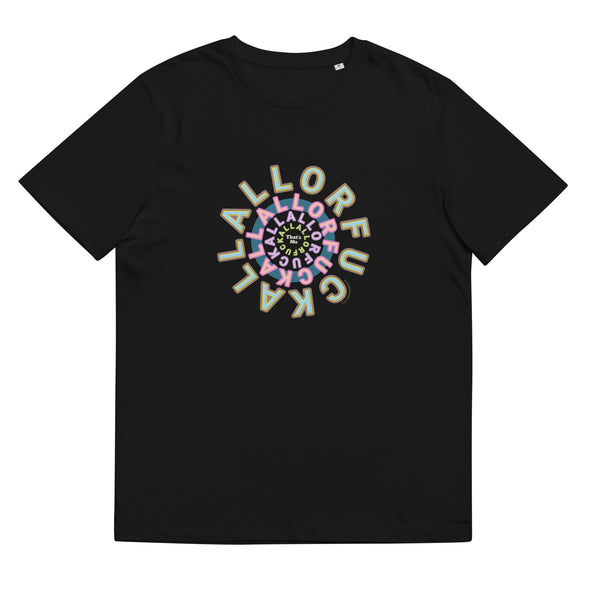 ALLORFUCKALL  LOGO Unisex Organic Cotton T Shirt . Gay Art Design.