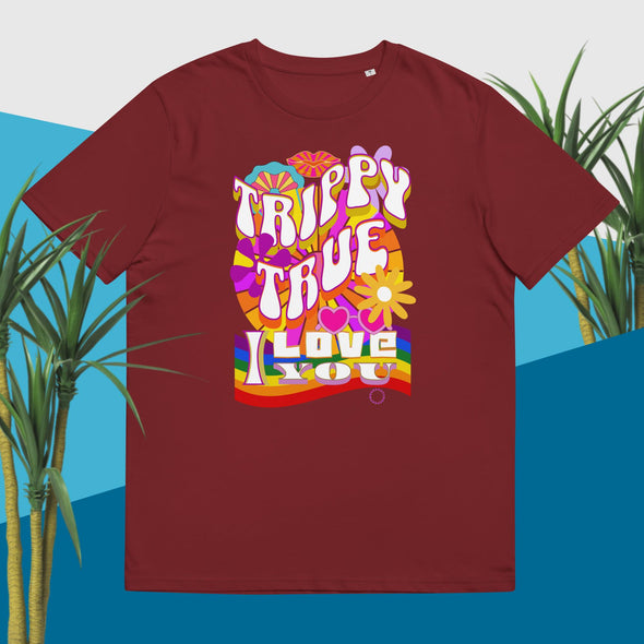 TRIPPY TRUE T Shirt .Unisex Organic Cotton T Shirt