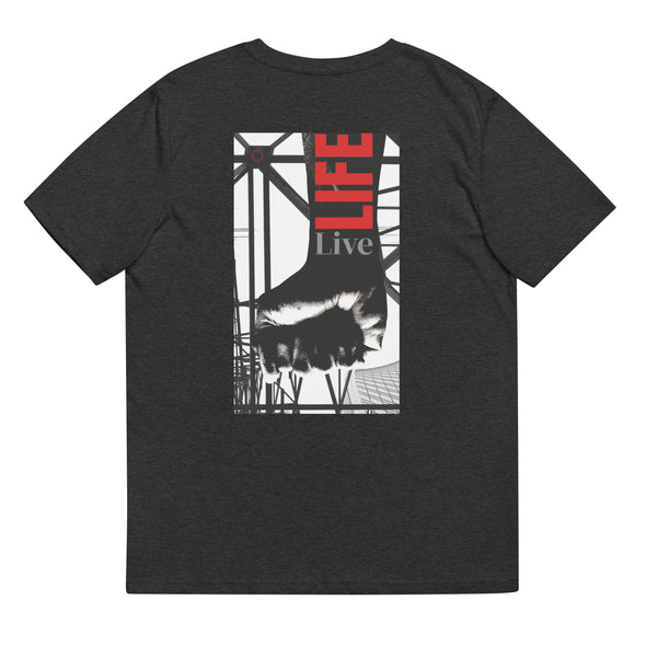 LIVE LIFE  Double Image Unisex Organic Cotton T Shirt