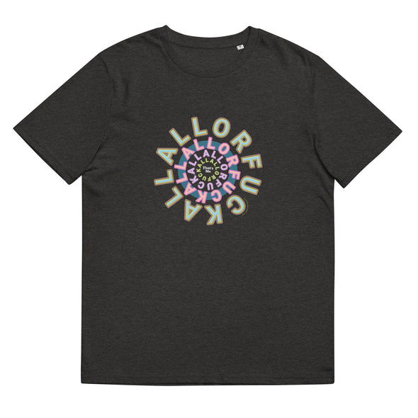 ALLORFUCKALL  LOGO Unisex Organic Cotton T Shirt . Gay Art Design.