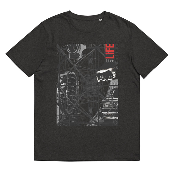 LIVE LIFE  Double Image Unisex Organic Cotton T Shirt