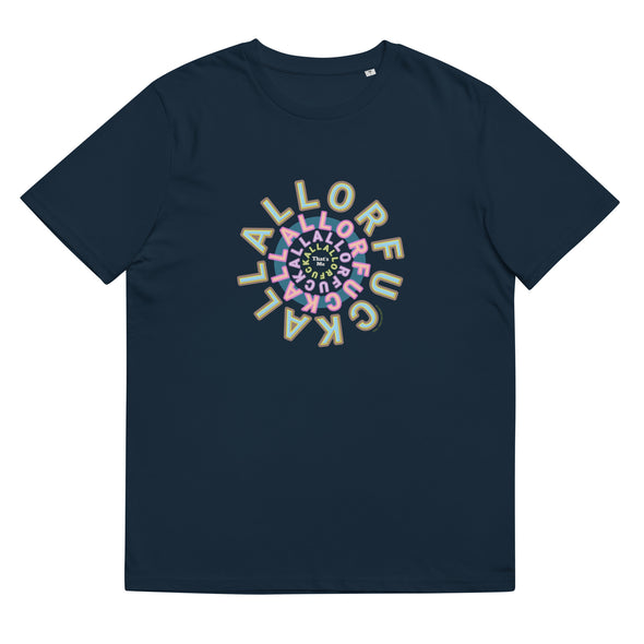 ALLORFUCKALL  LOGO Unisex Organic Cotton T Shirt . Gay Art Design.