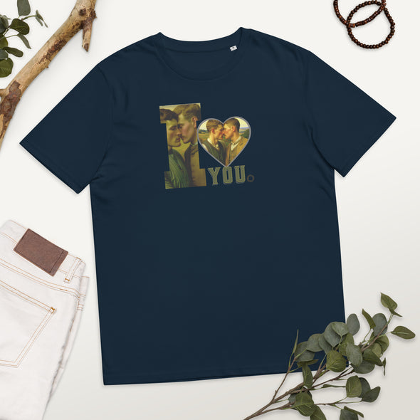 I LOVE YOU Unisex Organic Cotton T Shirt