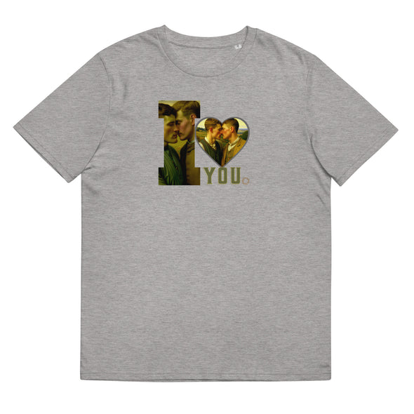 I LOVE YOU Unisex Organic Cotton T Shirt