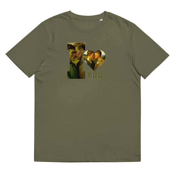 I LOVE YOU Unisex Organic Cotton T Shirt