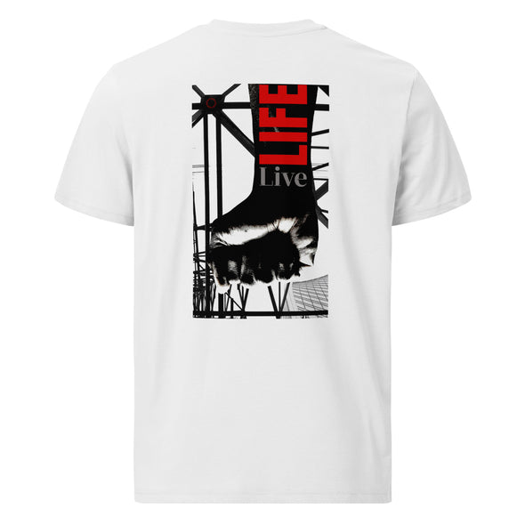 LIVE LIFE  Double Image Unisex Organic Cotton T Shirt
