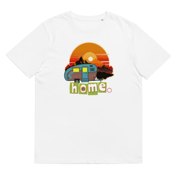 HOME T Shirt . Unisex Organic Cotton T Shirt.