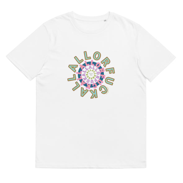 ALLORFUCKALL  LOGO Unisex Organic Cotton T Shirt . Gay Art Design.