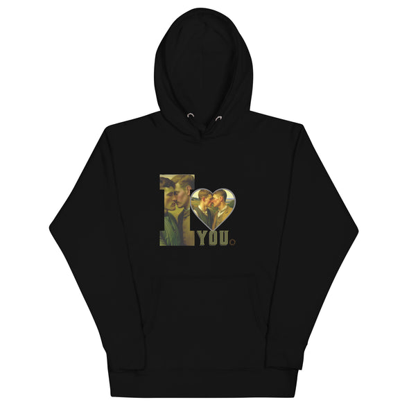 I LOVE YOU Unisex Cosy Hoodie