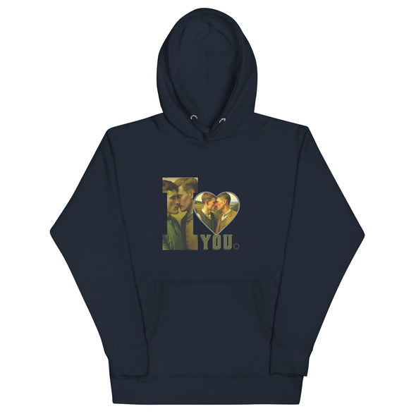 I LOVE YOU Unisex Cosy Hoodie