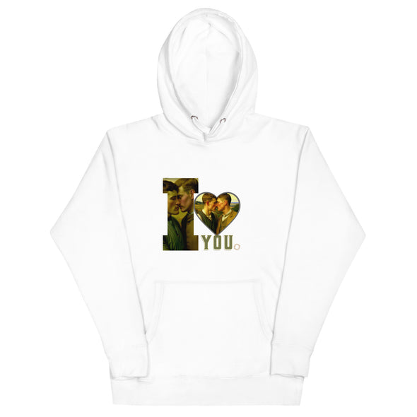 I LOVE YOU Unisex Cosy Hoodie