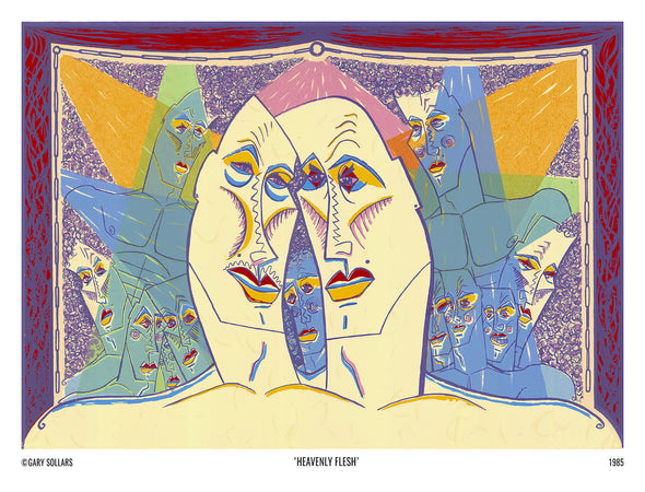 'HEAVENLY FLESH'                        Giclée Print .      PAINTINGS Prints