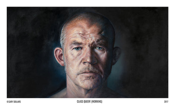 CLASS QUEER ! (Working)             Self portrait.  Giclée Print      PAINTINGS Prints