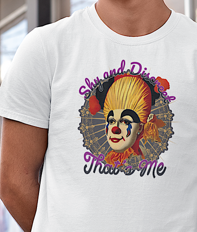 SHY AND DISCREET ..THAT'S ME.     Unisex Organic Cotton T Shirt