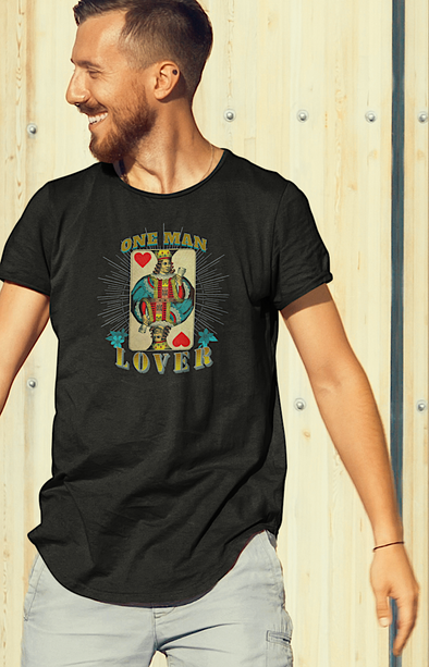 Unisex Organic cotton ONE MAN LOVER T Shirt