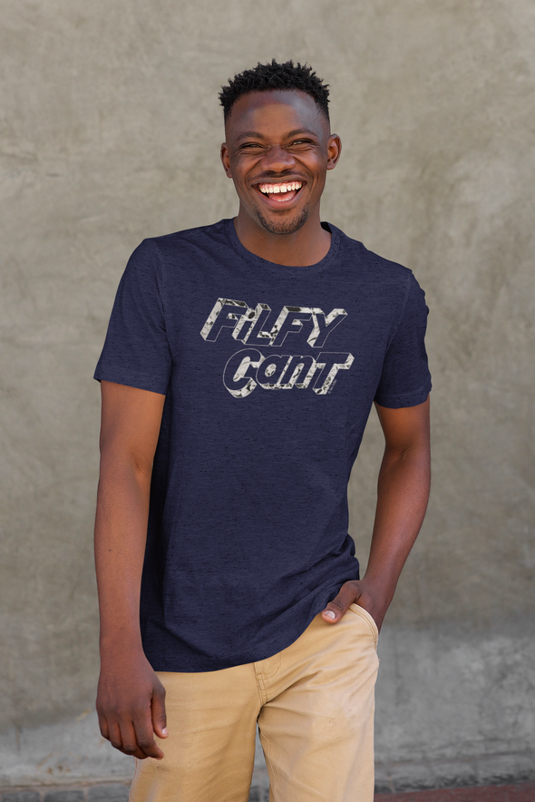 Tri Blend T Shirt. FILFY CANT T Shirt Colour Logo