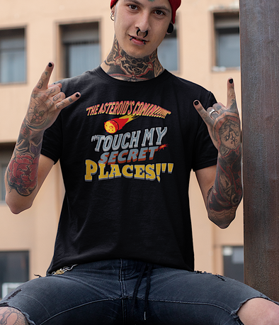"THE ASTEROID'S COMIN!!!!!!!"   Unisex Organic Cotton T Shirt