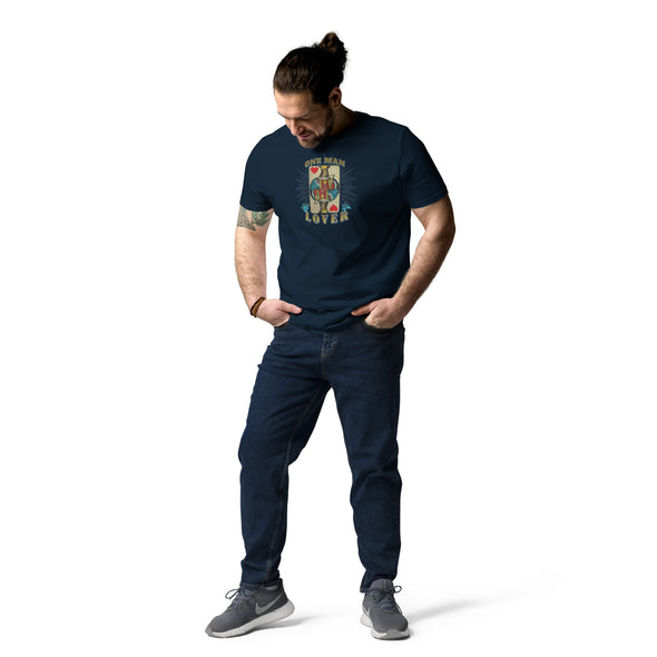 Unisex Organic cotton ONE MAN LOVER T Shirt