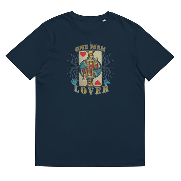 Unisex Organic cotton ONE MAN LOVER T Shirt