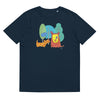 dark navy Organic cotton T ShirtI. I could look at you all day...a cute design to give to someone you like .