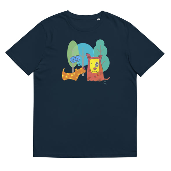 dark navy Organic cotton T ShirtI. I could look at you all day...a cute design to give to someone you like .