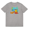 Light grey Organic cotton T ShirtI. I could look at you all day...a cute design to give to someone you like .