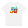White Organic cotton T ShirtI. I could look at you all day...a cute design to give to someone you like .