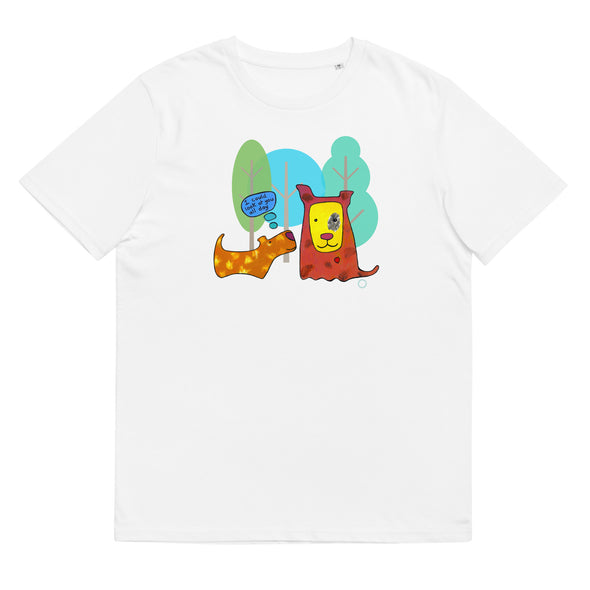 White Organic cotton T ShirtI. I could look at you all day...a cute design to give to someone you like .
