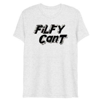 T Shirt  TRI BLEND    FILFY CANT  black body print
